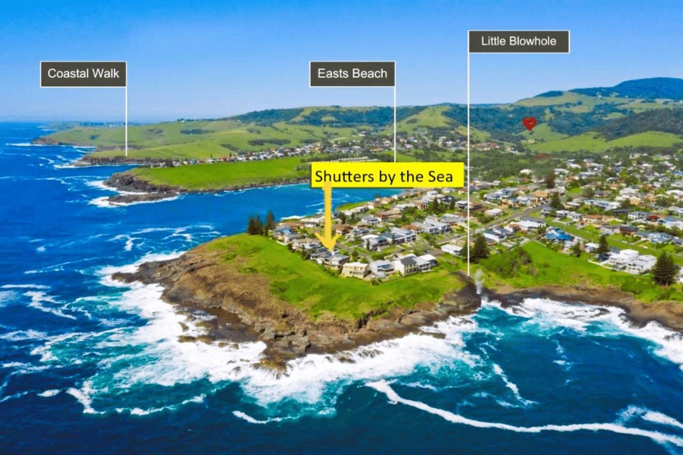 Shutters By The Sea Kiama-Sea Views-Waterfront-Private On Coastal Walk Exterior photo